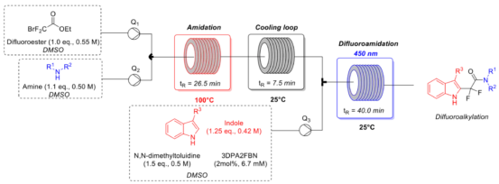 吲哚二氟酰胺化/Difluoroamidation of indoles