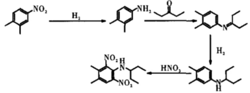 3，4-二甲基硝基苯合成路線
